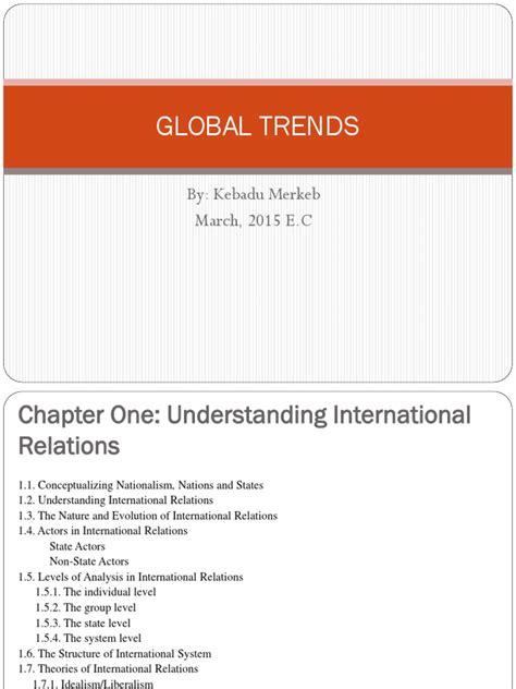global trends